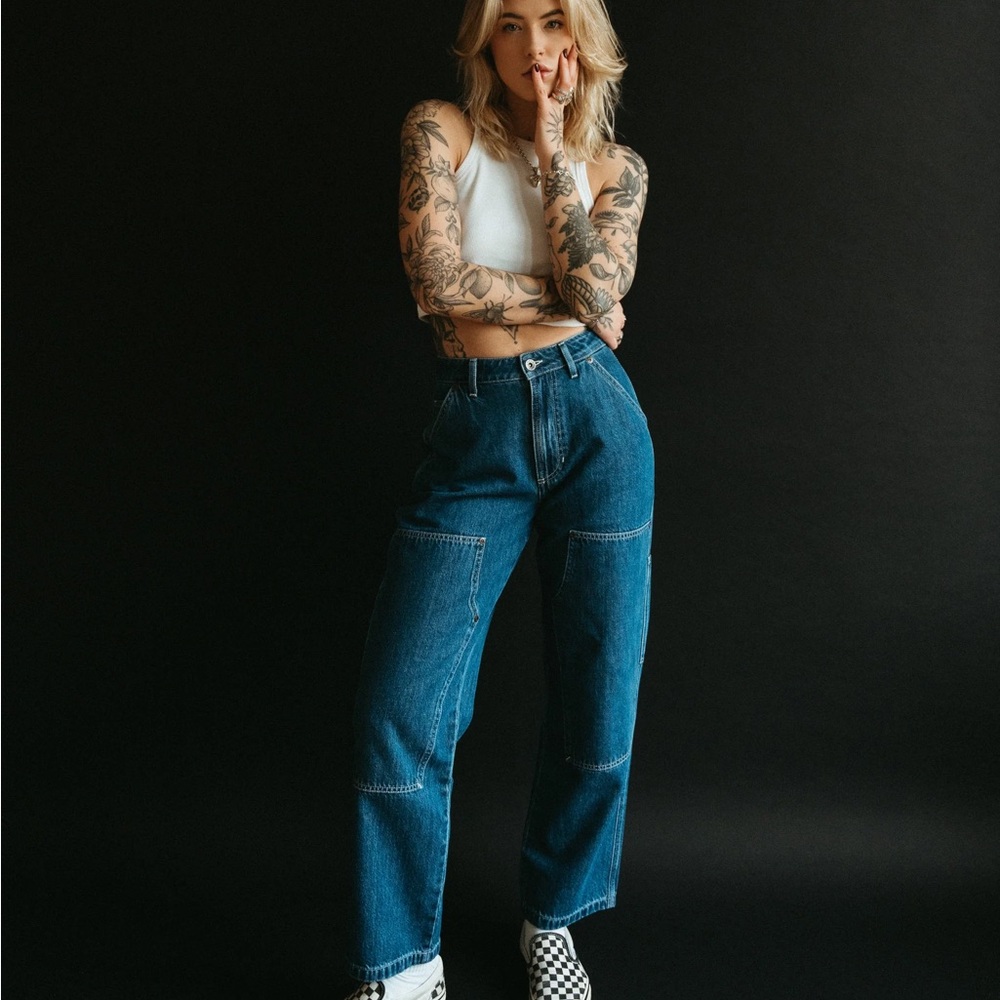 NWT P&Co Albion Carpenter Pant - Washed Denim